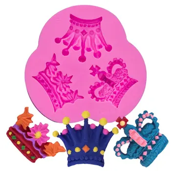 Crown Shape 3D fondant cake silicone mold for polymer clay molds kitchen chocolate pastry candy making decoration tools F1058
Crown Shape 3D fondant cake silicone mold for polymer clay molds kitchen chocolate pastry candy making decoration tools F1058