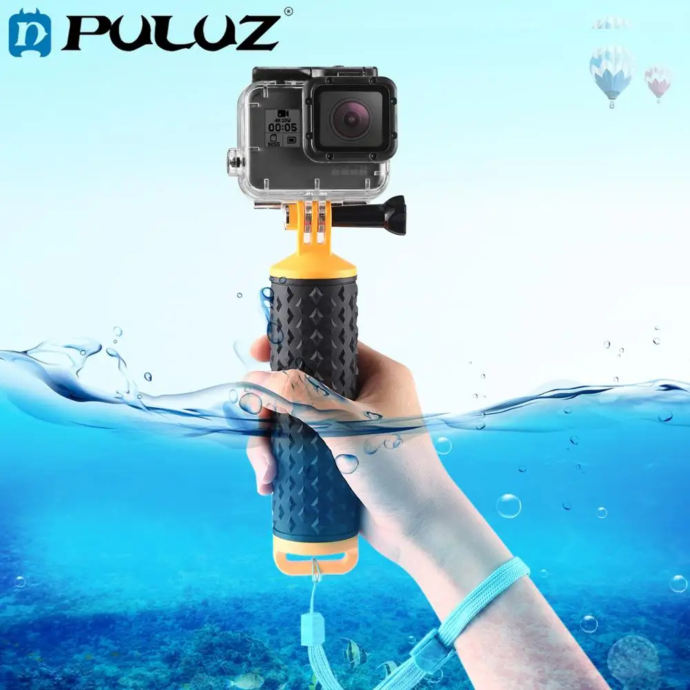 

PULUZ Floating Handle Hand Grip Buoyancy Rods &Strap for GoPro NEW HERO/HERO7/6/5/5 4Session/4/3+/Xiaoyi/DJI Osmo Action Cameras