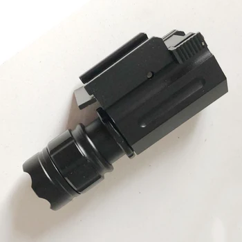 Tactical Portable Retractable Flashlight Aluminium Alloy 200 Lumen LED Weapon Light Hunting Torch With 20mm Rail Mount
Tactical Portable Retractable Flashlight Aluminium Alloy 200 Lumen LED Weapon Light Hunting Torch With 20mm Rail Mount