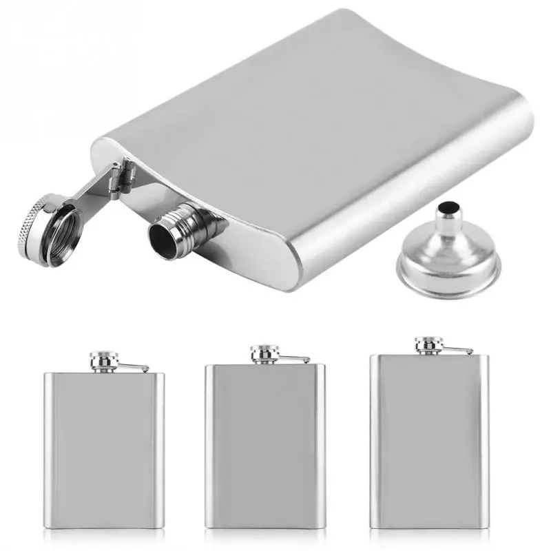 NewPortable Pocket Flasks Alcohol Bottle 7/8/10 oz Stainless Steel Hip Flask drinkware Flask for Alcohol Whiskey bottle liquor
NewPortable Pocket Flasks Alcohol Bottle 7/8/10 oz Stainless Steel Hip Flask drinkware Flask for Alcohol Whiskey bottle liquor