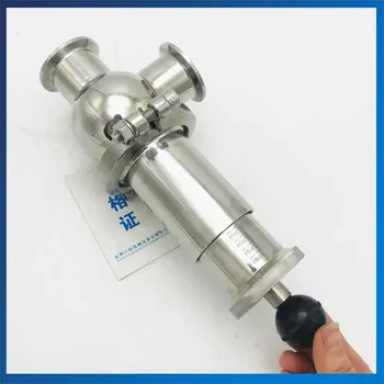 Food Grade Sanitary Spring Loaded Safety Valve Install Relief Valve