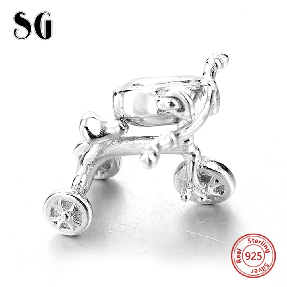 Silver Galaxy Fit Authentic European Charms Bracelet Sterling Silver 925 Original Cute Children Tricycle Beads For Women Jewelry
Silver Galaxy Fit Authentic European Charms Bracelet Sterling Silver 925 Original Cute Children Tricycle Beads For Women Jewelry