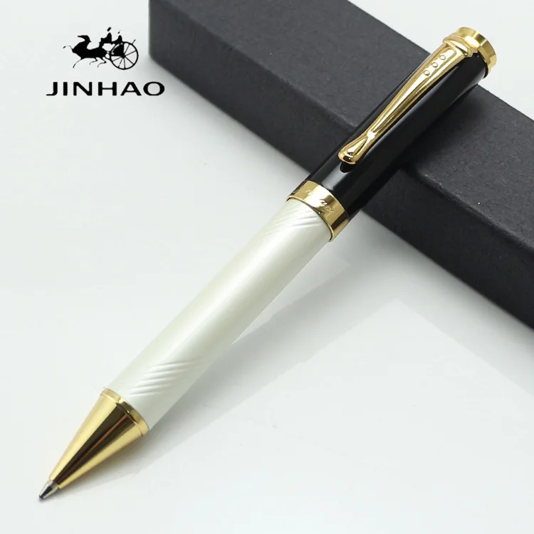 JINHAO 500 Pearl White With Silver Golden Trim Metal Ballpoint Pen Business & School Supplies High Quality gift pens
JINHAO 500 Pearl White With Silver Golden Trim Metal Ballpoint Pen Business & School Supplies High Quality gift pens