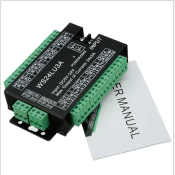 led controller rgb controller WS24LU3A DMX512 24 Channels Decoder Controller Dimmer for RGB LED Strip Lamp Light
led controller rgb controller WS24LU3A DMX512 24 Channels Decoder Controller Dimmer for RGB LED Strip Lamp Light