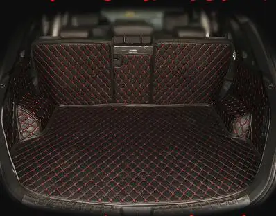 Высококачественные маты специальные коврики для багажника Hyundai Santa Fe 5 мест 2017