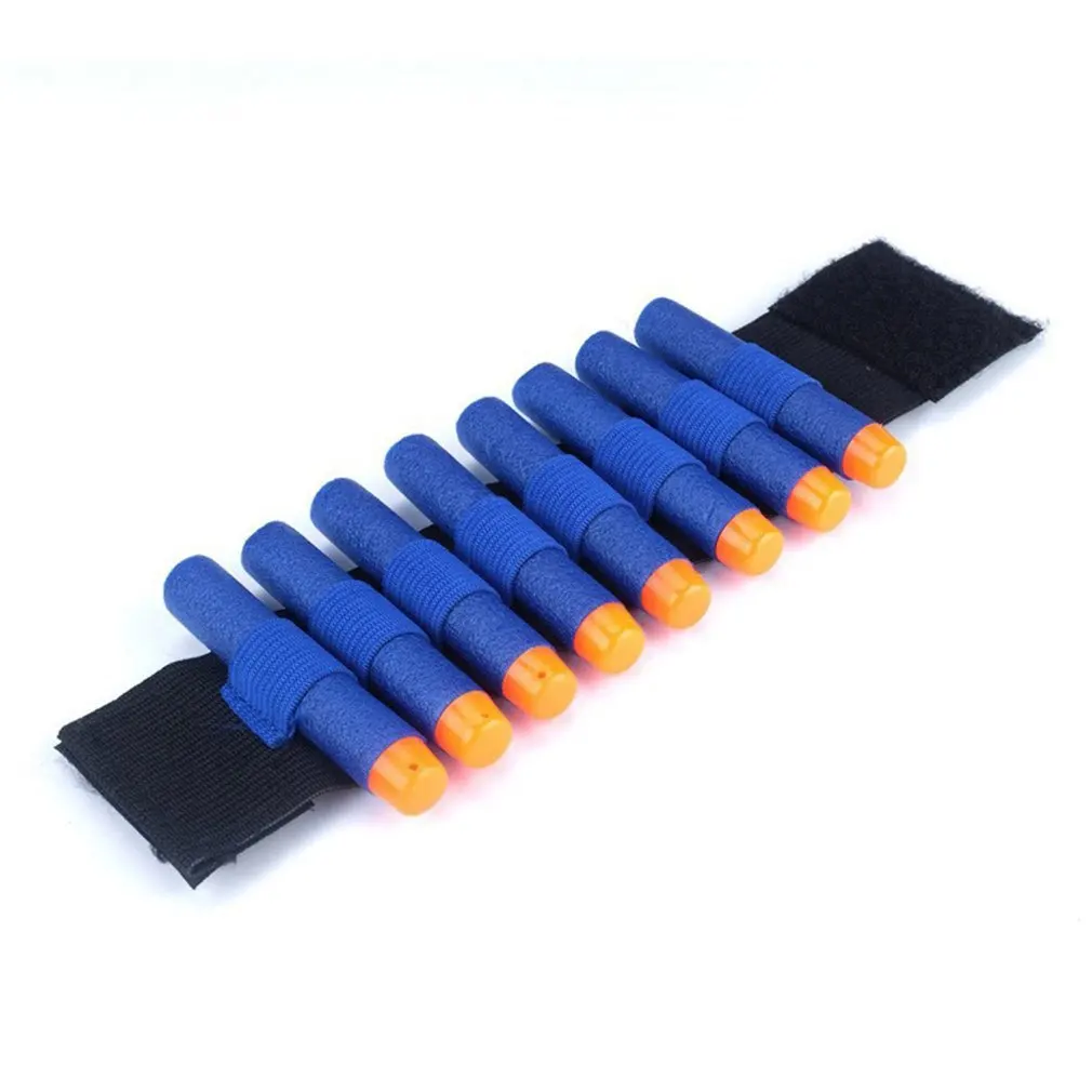 

1 Pcs Bandolier For Nerf N-strike Elite Series Soft Bullet Wrist Strap Dart Ammo Storage Wrist Strap-blue Toy Gun Accessories