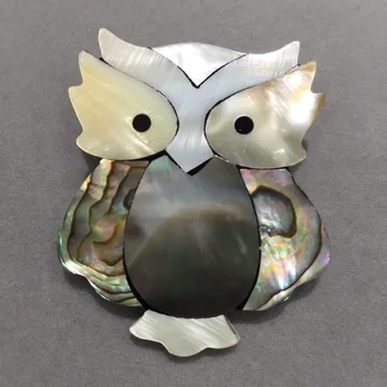 natural sea shell owl brooch pins cute fashion jewelry for women & girl free shipping 
natural sea shell owl brooch pins cute fashion jewelry for women & girl free shipping