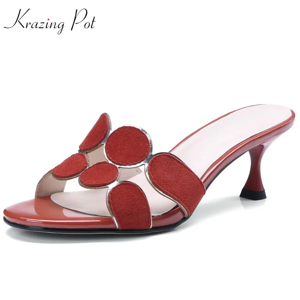 Krazing Pot high street fashion cow leather hollow stiletto high heels European movie star summer sandals women luxury shoes L11
Krazing Pot high street fashion cow leather hollow stiletto high heels European movie star summer sandals women luxury shoes L11