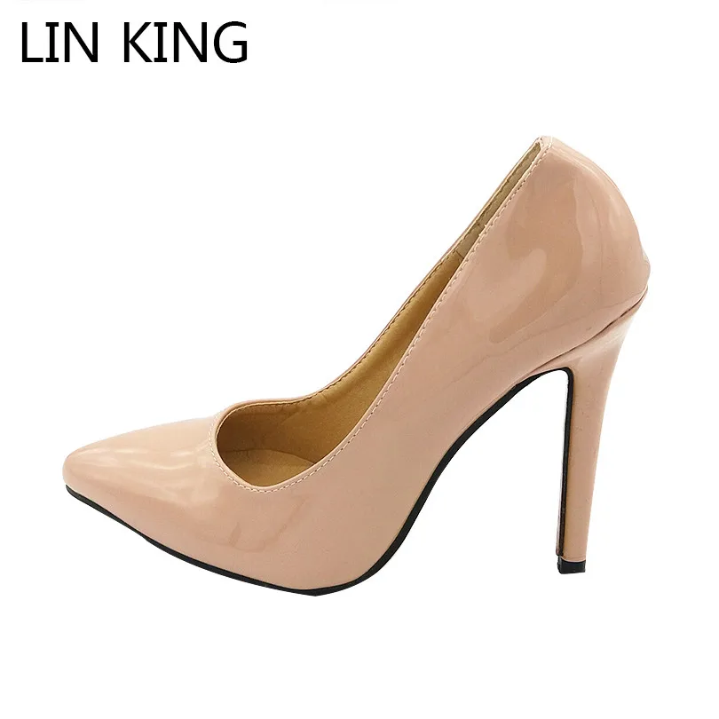 LIN KING Spring Autumn Big Size Women Pumps Sexy Pointed Toe High Heels Shoes For Woman Brand New Design Wedding Party Shoes
LIN KING Spring Autumn Big Size Women Pumps Sexy Pointed Toe High Heels Shoes For Woman Brand New Design Wedding Party Shoes