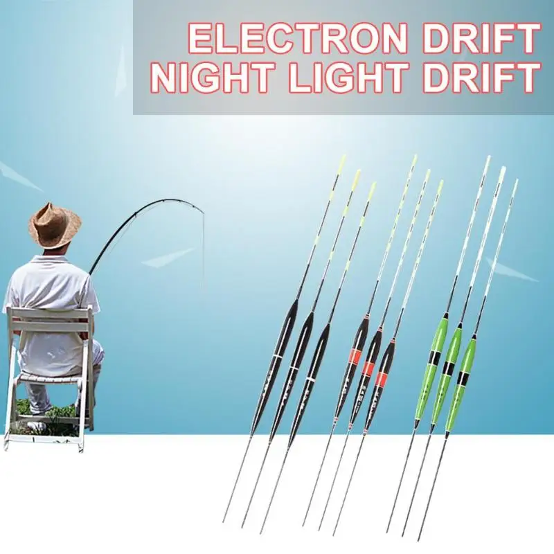 1pc LED Electronic Fishing Float Luminous Fishing Buoy Night Fishing TaRSDE