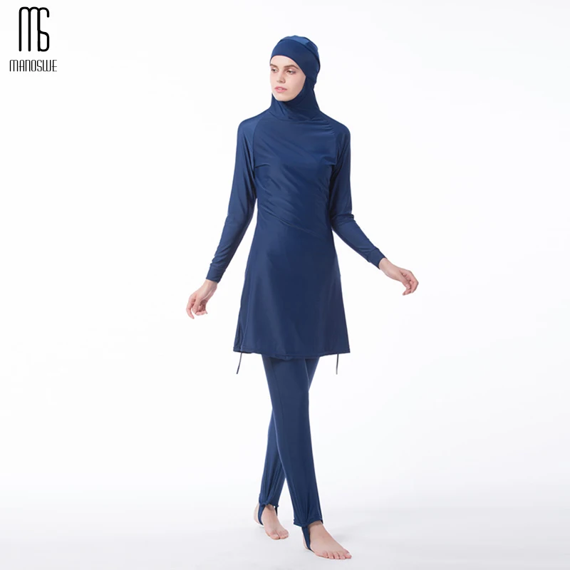 Manoswe Middle East Islamic Muslim swimwear Traditional Hijab Full Cover Costume Fashion Solid Color Burkinis Swimsuit For Lady
Manoswe Middle East Islamic Muslim swimwear Traditional Hijab Full Cover Costume Fashion Solid Color Burkinis Swimsuit For Lady