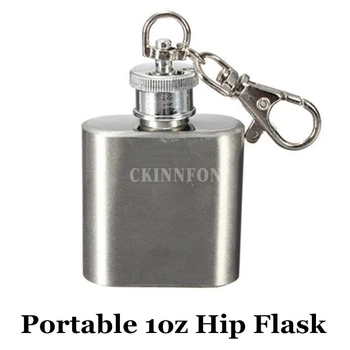500Pcs/Lot Portable 1oz Mini Stainless Steel Hip Flask Alcohol Flagon With Keychain
500Pcs/Lot Portable 1oz Mini Stainless Steel Hip Flask Alcohol Flagon With Keychain