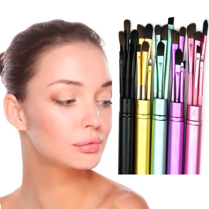 5Pcs Professional Makeup Eye Eyeshadow Brush Brushes Cosmetic Set+Round Tube Eye Shadow Make up Brushes kit pincel de maquiagem
5Pcs Professional Makeup Eye Eyeshadow Brush Brushes Cosmetic Set+Round Tube Eye Shadow Make up Brushes kit pincel de maquiagem