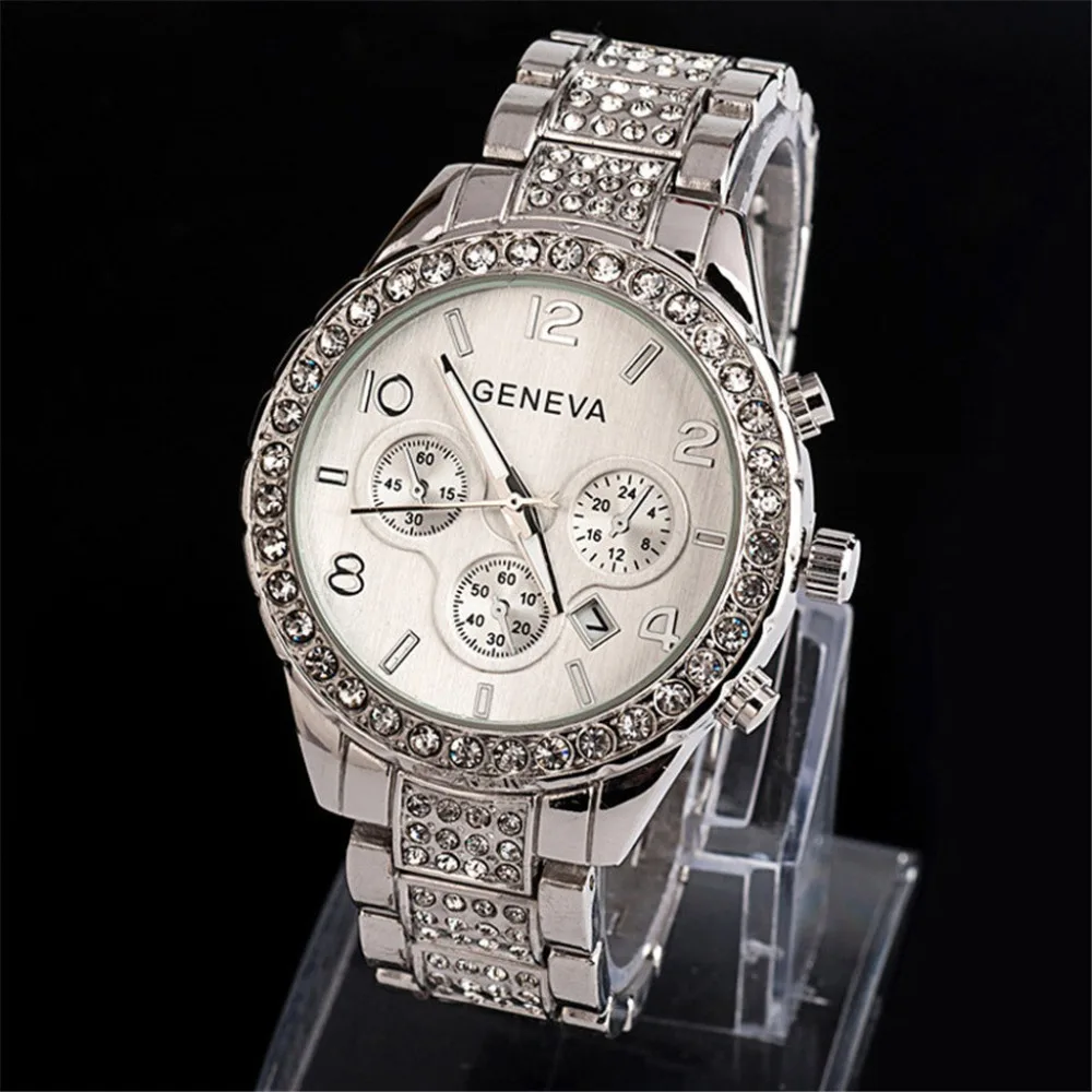 Luxury Watches Women Fashion Date Rhinestone Wristwatches Ladies Gold Diamond Quartz Watch Geneva Casual Relogio Feminino 2019
Luxury Watches Women Fashion Date Rhinestone Wristwatches Ladies Gold Diamond Quartz Watch Geneva Casual Relogio Feminino 2019