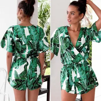 Hot Sale Women Ladies Fashion Casual Summer Playsuit Bodycon V Neck Floral Print Playsuit Party Clubwear
Hot Sale Women Ladies Fashion Casual Summer Playsuit Bodycon V Neck Floral Print Playsuit Party Clubwear