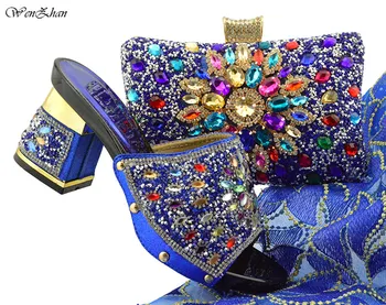 Italian party shoes and bags to match Royal blue,Matching Soft Shoes and Bag Sets With Shining Rhinestone High Quality B86-12
Italian party shoes and bags to match Royal blue,Matching Soft Shoes and Bag Sets With Shining Rhinestone High Quality B86-12