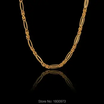 New Vintage Gold Rope Necklace Fashion Jewelry Women Men Gold Color Chain Chokers Necklaces Wholesale
New Vintage Gold Rope Necklace Fashion Jewelry Women Men Gold Color Chain Chokers Necklaces Wholesale