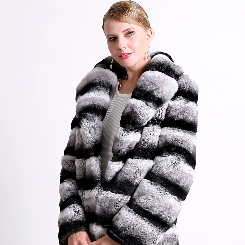 2018 Rushed 2018new Sale Women Real Natural Rex Rabbit Fur Coat High Quality 100% Genuine Chinchilla Color Winter Jacket 70cm
2018 Rushed 2018new Sale Women Real Natural Rex Rabbit Fur Coat High Quality 100% Genuine Chinchilla Color Winter Jacket 70cm