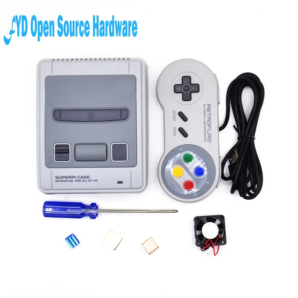 GeeekPi Retroflag NESPI SUPERPI CASE-J With POWER Safe Reset Button Controller
