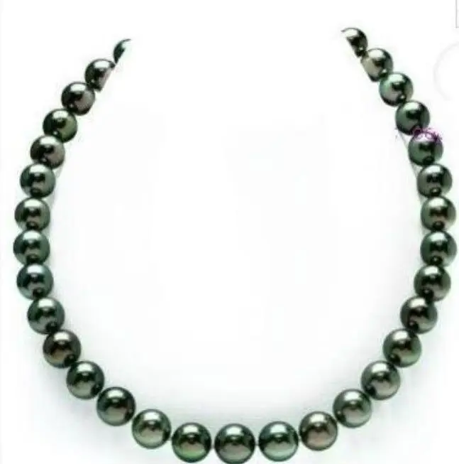 Wholesale FREE SHIPPING >stunning 10-11mm TAHITIAN BLACK GREEN PEARL NECKLACE19"14KGPG
Wholesale FREE SHIPPING >stunning 10-11mm TAHITIAN BLACK GREEN PEARL NECKLACE19"14KGPG
