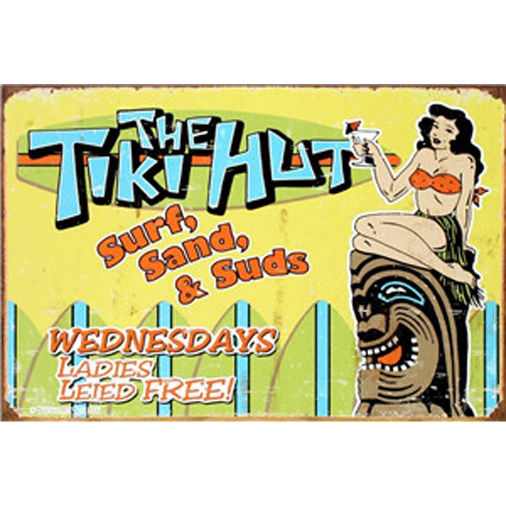 Tiki Bar Vintage Metal Sign Bar Pub Home Wall Decor Retro Metal Art Beer Coffee Poster Plate 1001(83)
Tiki Bar Vintage Metal Sign Bar Pub Home Wall Decor Retro Metal Art Beer Coffee Poster Plate 1001(83)