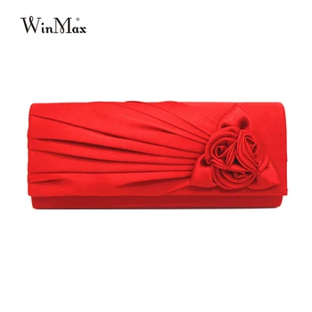 Ladies Cheap Casual Clutch Purse Chain Handbags Women Evening Party Bag Bride Wedding Handbag Silk Rose Clutch Bolsas Mujer
Ladies Cheap Casual Clutch Purse Chain Handbags Women Evening Party Bag Bride Wedding Handbag Silk Rose Clutch Bolsas Mujer