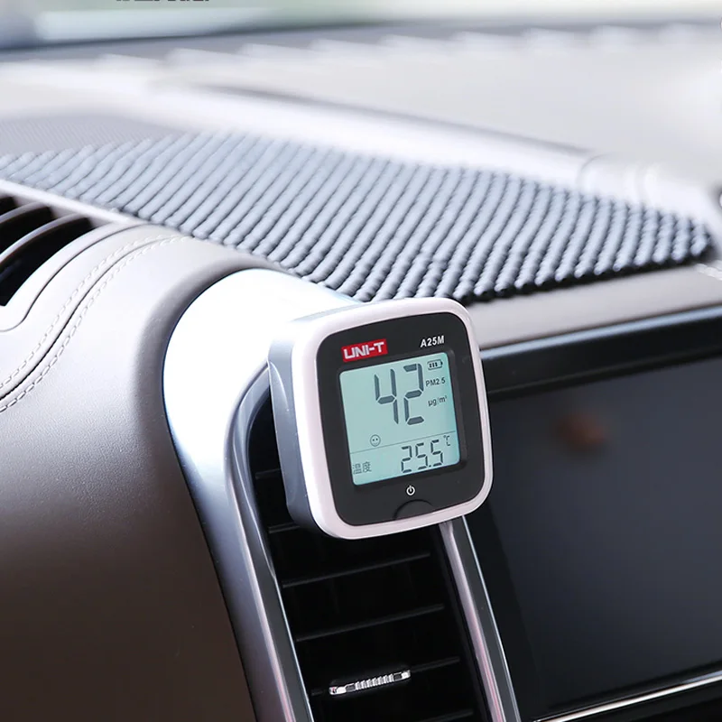 PM2.5 Testers Air Quility Measurement 0~500ug Cubic meters Auto Range Overload Indicate Input Battery UNI-T A25M
PM2.5 Testers Air Quility Measurement 0~500ug Cubic meters Auto Range Overload Indicate Input Battery UNI-T A25M