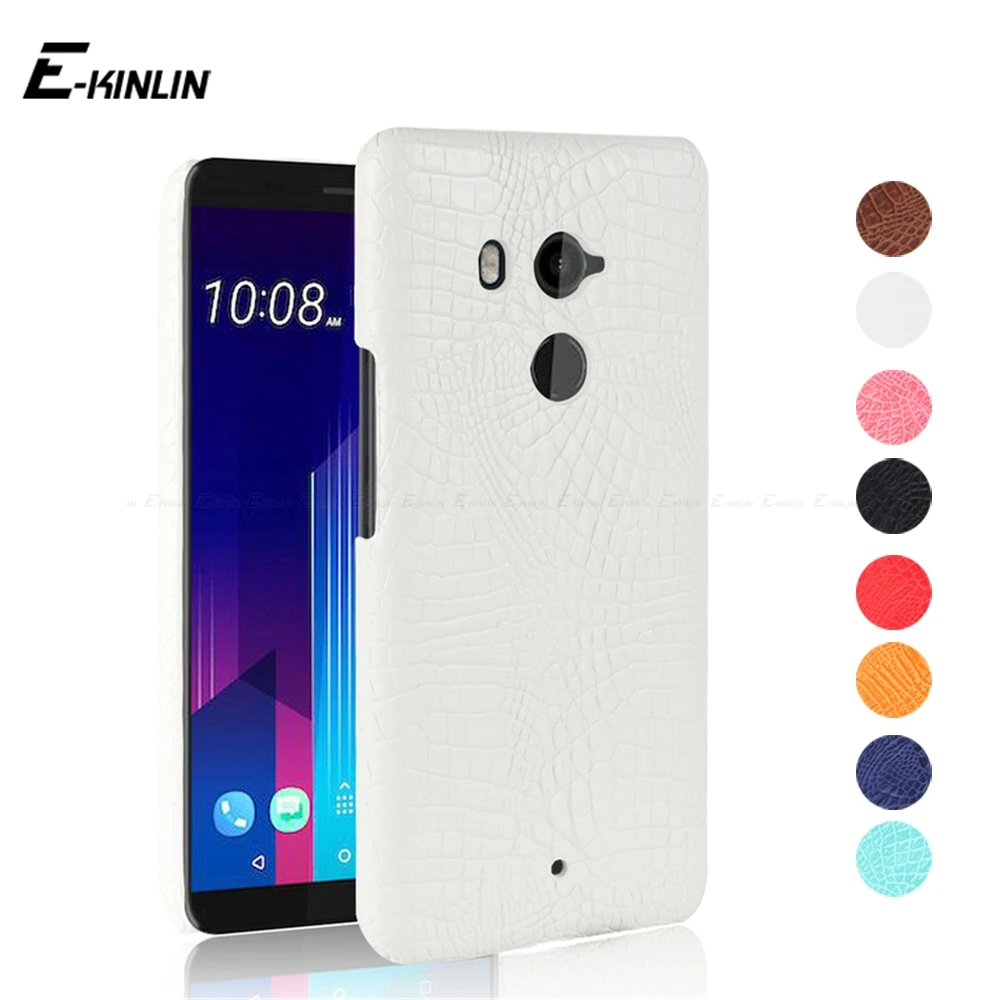 Luxury Crocodile Snake Texture Leather Phone Case For HTC Desire 12 U11 Plus U Play Ultra One X9 X10 530 630 Hard PC Back Cover
Luxury Crocodile Snake Texture Leather Phone Case For HTC Desire 12 U11 Plus U Play Ultra One X9 X10 530 630 Hard PC Back Cover