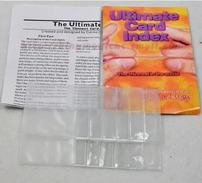 Free shipping! 2PCS/LOT Ultimate Card Index - Card Magic Tricks,Fun,Street Magic,Close Up,Magic Accessories,Illusions,toys
Free shipping! 2PCS/LOT Ultimate Card Index - Card Magic Tricks,Fun,Street Magic,Close Up,Magic Accessories,Illusions,toys