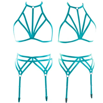 Strappy Full Body Harness Women Pastel Goth Punk Lingerie Hollow Out Bra Plus Size Elastic Adjustable Garter Belt Festival Rave
Strappy Full Body Harness Women Pastel Goth Punk Lingerie Hollow Out Bra Plus Size Elastic Adjustable Garter Belt Festival Rave