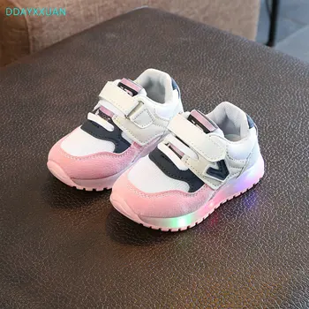 Children breathable LED sports shoes New Autumn boys girls soft bottom running shoes kids light fashion sneakers Luminous
Children breathable LED sports shoes New Autumn boys girls soft bottom running shoes kids light fashion sneakers Luminous