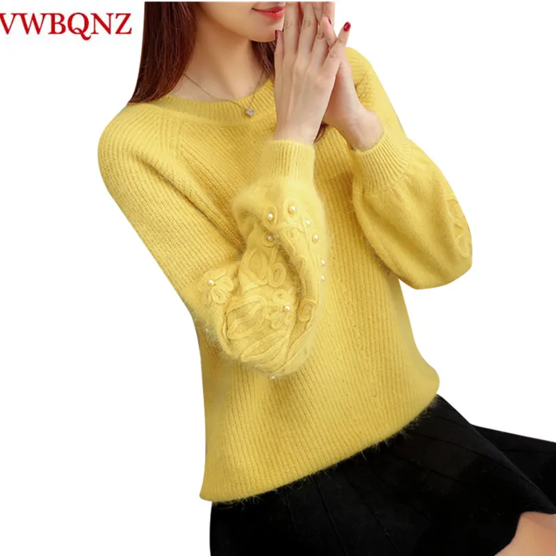 High quality Women Pullover Warm Sweaters Batwing Sleeve Loose Casual Knit O Neck beaded Lady Sweater Coat Cute Solid color Tops
High quality Women Pullover Warm Sweaters Batwing Sleeve Loose Casual Knit O Neck beaded Lady Sweater Coat Cute Solid color Tops