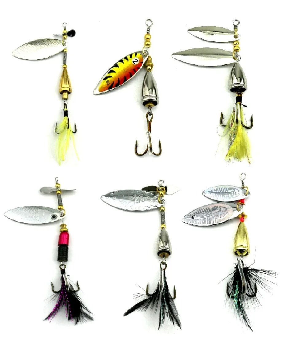 Hot Sale 6pcs Metal Set Spoon Bait Fishing Lure Isca Artificial Crap Swimbait Feather Hook Pesca Winter Fishing Wobblers
Hot Sale 6pcs Metal Set Spoon Bait Fishing Lure Isca Artificial Crap Swimbait Feather Hook Pesca Winter Fishing Wobblers
