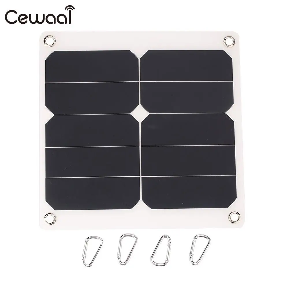 15W Solar Cells Charger 5V 2A USB Output Devices Portable Solar Panels for Smartphones Laptop Solar Charger Pane Waterproof
15W Solar Cells Charger 5V 2A USB Output Devices Portable Solar Panels for Smartphones Laptop Solar Charger Pane Waterproof