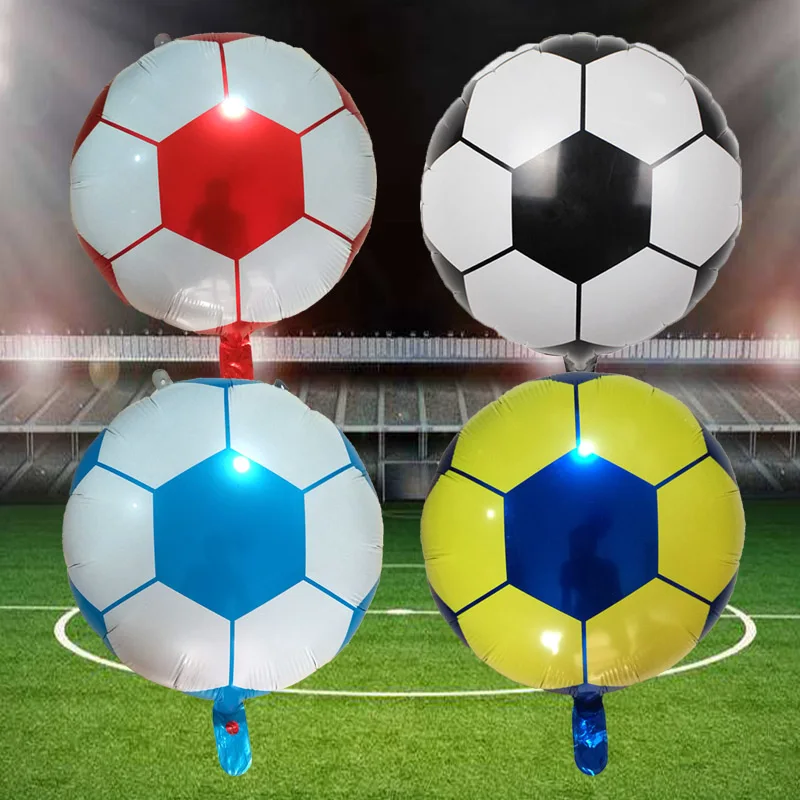 50pcs/lot 18inch Football&Soccer Foil Balloons DIY Birthday Baby Shower Children's Day Bar KTV Decoration Sport Party Supplies
50pcs/lot 18inch Football&Soccer Foil Balloons DIY Birthday Baby Shower Children's Day Bar KTV Decoration Sport Party Supplies