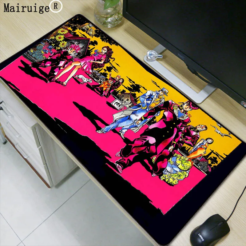 MairuigeFunny Jojos Bizarre Adventure Rubber Large Locking Edge Mouse Durable Desktop Mousepad Size for 400x900x3mm 300x800x2mm
MairuigeFunny Jojos Bizarre Adventure Rubber Large Locking Edge Mouse Durable Desktop Mousepad Size for 400x900x3mm 300x800x2mm