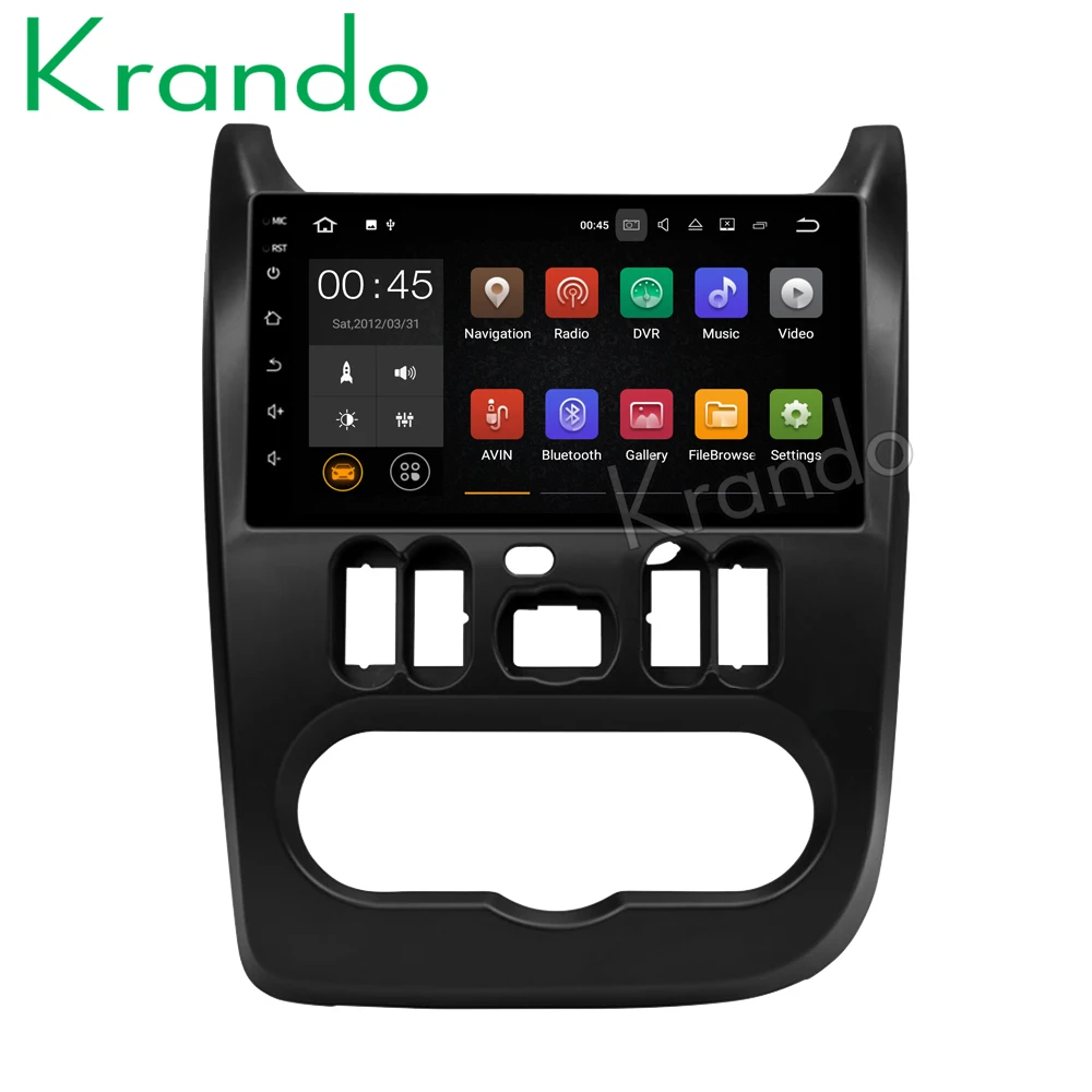 Krando 9" Android 7.1 car radio gps dvd navigation multimedia system for Renault Dacia Sandero 2008-2012 audio palyer
Krando 9" Android 7.1 car radio gps dvd navigation multimedia system for Renault Dacia Sandero 2008-2012 audio palyer