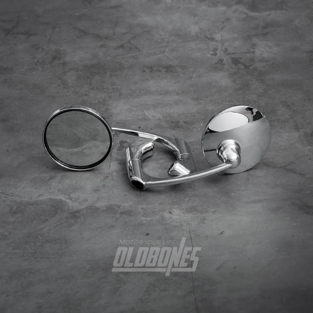 1 Pair OLDBONES Cafe Racer Universal Stainless Steel Thailand Retro Motorcycle Mirror Handlebar Rotatable Rearview Mirror 11mm
1 Pair OLDBONES Cafe Racer Universal Stainless Steel Thailand Retro Motorcycle Mirror Handlebar Rotatable Rearview Mirror 11mm