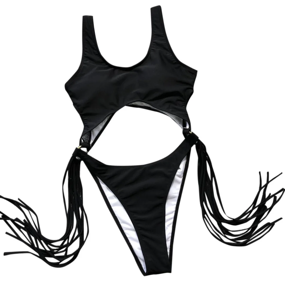 Sexy Women's Swimsuit Push-ups Thicken Bra Strip Print Bath Swimsuit Jumpsuit Fringe Bikini Set 15
Sexy Women's Swimsuit Push-ups Thicken Bra Strip Print Bath Swimsuit Jumpsuit Fringe Bikini Set 15