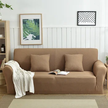 Solid sofa cover for livingroom with Knitted Plaid and Fully covered funda sofa cover
Solid sofa cover for livingroom with Knitted Plaid and Fully covered funda sofa cover
