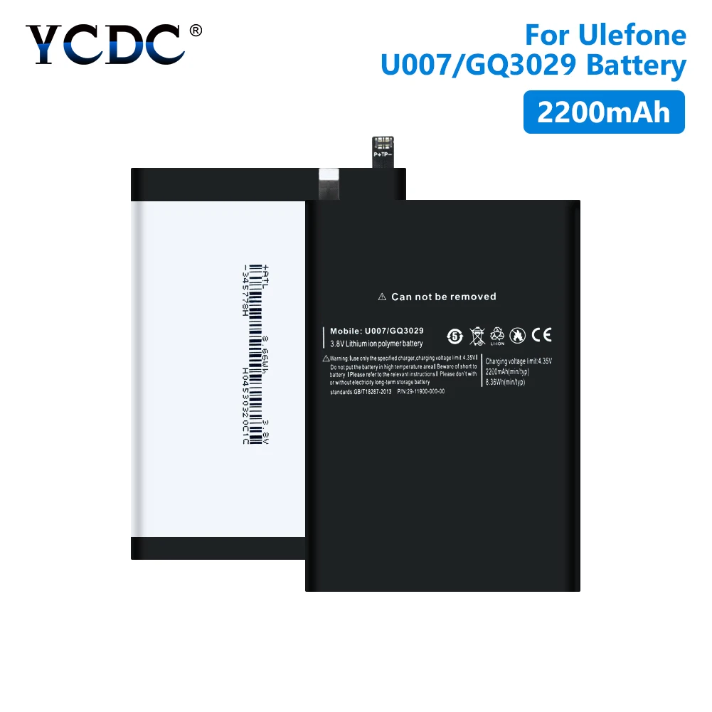 High Quality Replacement Backup 2200mAh Lithium Polymer Mobile Phone Battery For Ulefone U007 Mobile Phone Batteries Free Tools
High Quality Replacement Backup 2200mAh Lithium Polymer Mobile Phone Battery For Ulefone U007 Mobile Phone Batteries Free Tools