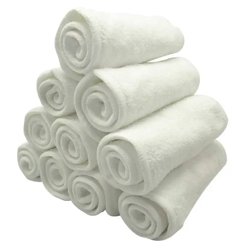4 Layer Reusable Cloth Diaper Inserts Baby Nappies Inserts Microfiber Bamboo Washable Nappies
4 Layer Reusable Cloth Diaper Inserts Baby Nappies Inserts Microfiber Bamboo Washable Nappies
