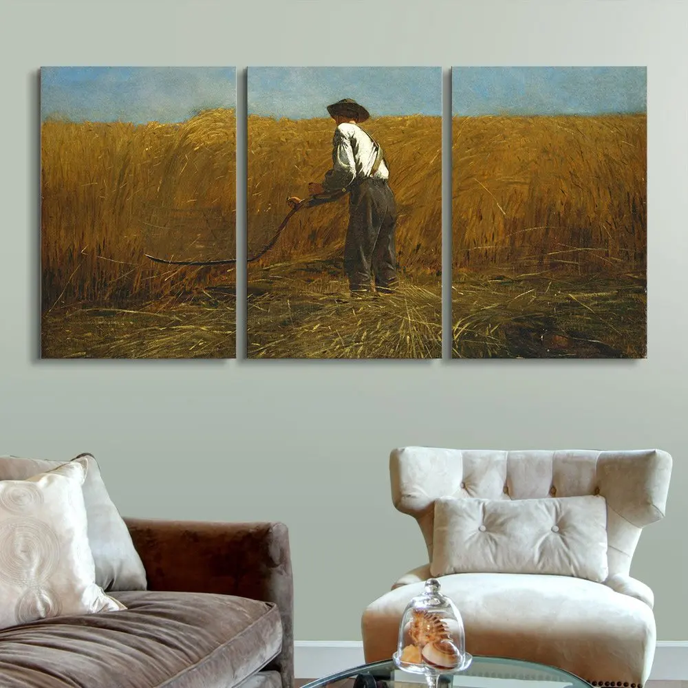 3 Panel World Famous Painting Reproduction on Canvas Wall Art - The Veteran in a Field 1865 by Winslow Homer Drop shipping
3 Panel World Famous Painting Reproduction on Canvas Wall Art - The Veteran in a Field 1865 by Winslow Homer Drop shipping
