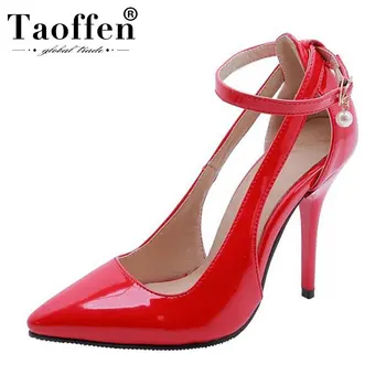 TAOFFEN Sexy Ladies Plus Size 34-46 Spring Sandals Wedding Office Ladies Buckle High Heel Shoes Women Party Bead Summer Sandals
TAOFFEN Sexy Ladies Plus Size 34-46 Spring Sandals Wedding Office Ladies Buckle High Heel Shoes Women Party Bead Summer Sandals
