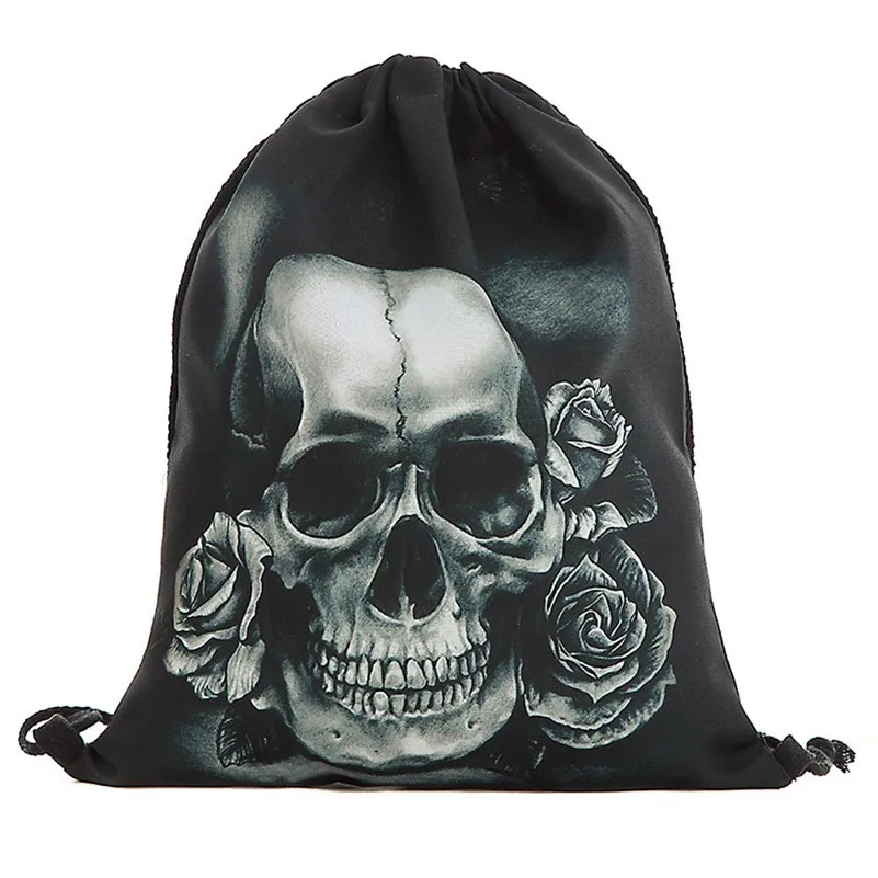 Women Men Unisex Halloween Skull Backpacks 3D Printing Bags Drawstring Backpack High Quality Female Drawstring Bags Wholesale A9
Women Men Unisex Halloween Skull Backpacks 3D Printing Bags Drawstring Backpack High Quality Female Drawstring Bags Wholesale A9