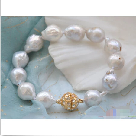 Free shipping >>>>>>p3728 8" 13mm white almost round KESHI REBORN PEARL bracelet
Free shipping >>>>>>p3728 8" 13mm white almost round KESHI REBORN PEARL bracelet