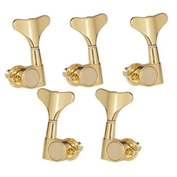 Pack of 5 Closed Tuning Keys Tuners Tuning Pegs Gold 3L 2R for Electric Bass Replacement Parts
Pack of 5 Closed Tuning Keys Tuners Tuning Pegs Gold 3L 2R for Electric Bass Replacement Parts