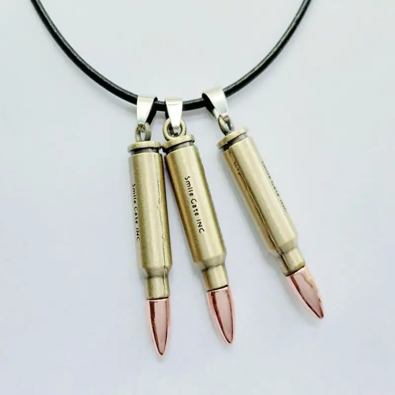 Vintage Bronze 3 Three Bullet Necklace Pendant Women Gothic Jewelry Best Friends Punk Choker Leather Necklace Friendship Gift
Vintage Bronze 3 Three Bullet Necklace Pendant Women Gothic Jewelry Best Friends Punk Choker Leather Necklace Friendship Gift
