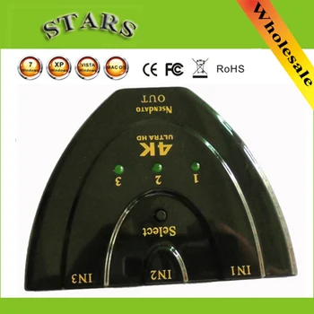 HDMI 3 in 1 4K*2k 3D HDMI Switch Switcher Splitter with selector for HDTV DVD 360 DLP Video Projector,Wholesale free Shipping
HDMI 3 in 1 4K*2k 3D HDMI Switch Switcher Splitter with selector for HDTV DVD 360 DLP Video Projector,Wholesale free Shipping