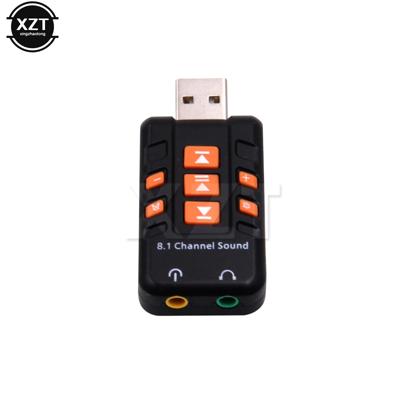 USB to 3D Audio External USB Sound Card 8.1 Channel Adapter tarjeta de sonido for Windows Vista/XP Win7 Win8
USB to 3D Audio External USB Sound Card 8.1 Channel Adapter tarjeta de sonido for Windows Vista/XP Win7 Win8
